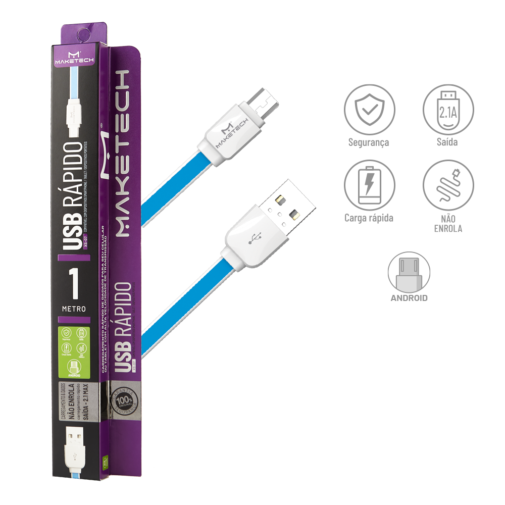 CABO USB MAKE TECH ANDROID 1MT XS-07