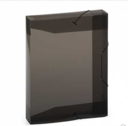 PASTA PLASCONY ELASTICO OFICIO 5CM BASIC A55B FUME