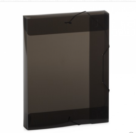 PASTA PLASCONY ELASTICO OFICIO 4CM BASIC A40B FUME