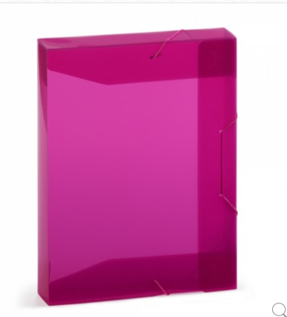 PASTA PLASCONY ELASTICO OFICIO 5CM BASIC A55B ROSA