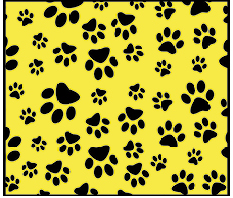 BORRACHA EVA MAKE+ 40X60 PATINHAS AMARELA PRETA 9848