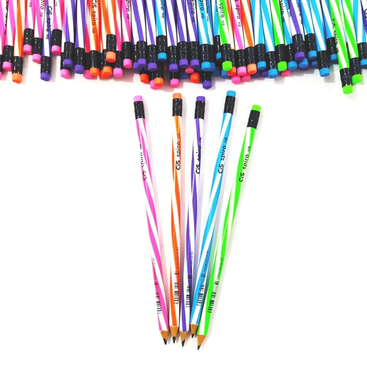 LAPIS CIS C/BORRACHA PRETO HB SPIRO