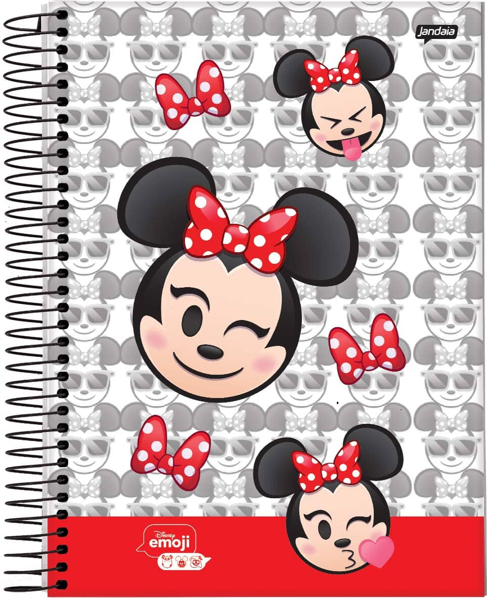 CADERNO JANDAIA 1.1 80 FOLHAS  CAPA DURA EMOJI 69381