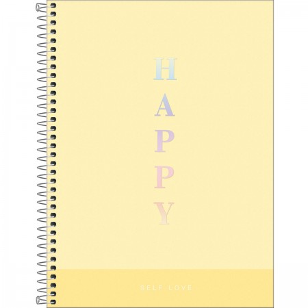 CADERNO TILIBRA 20.1 320FLS CAPA DURA UNIVERSITARIO HAPPY 305472