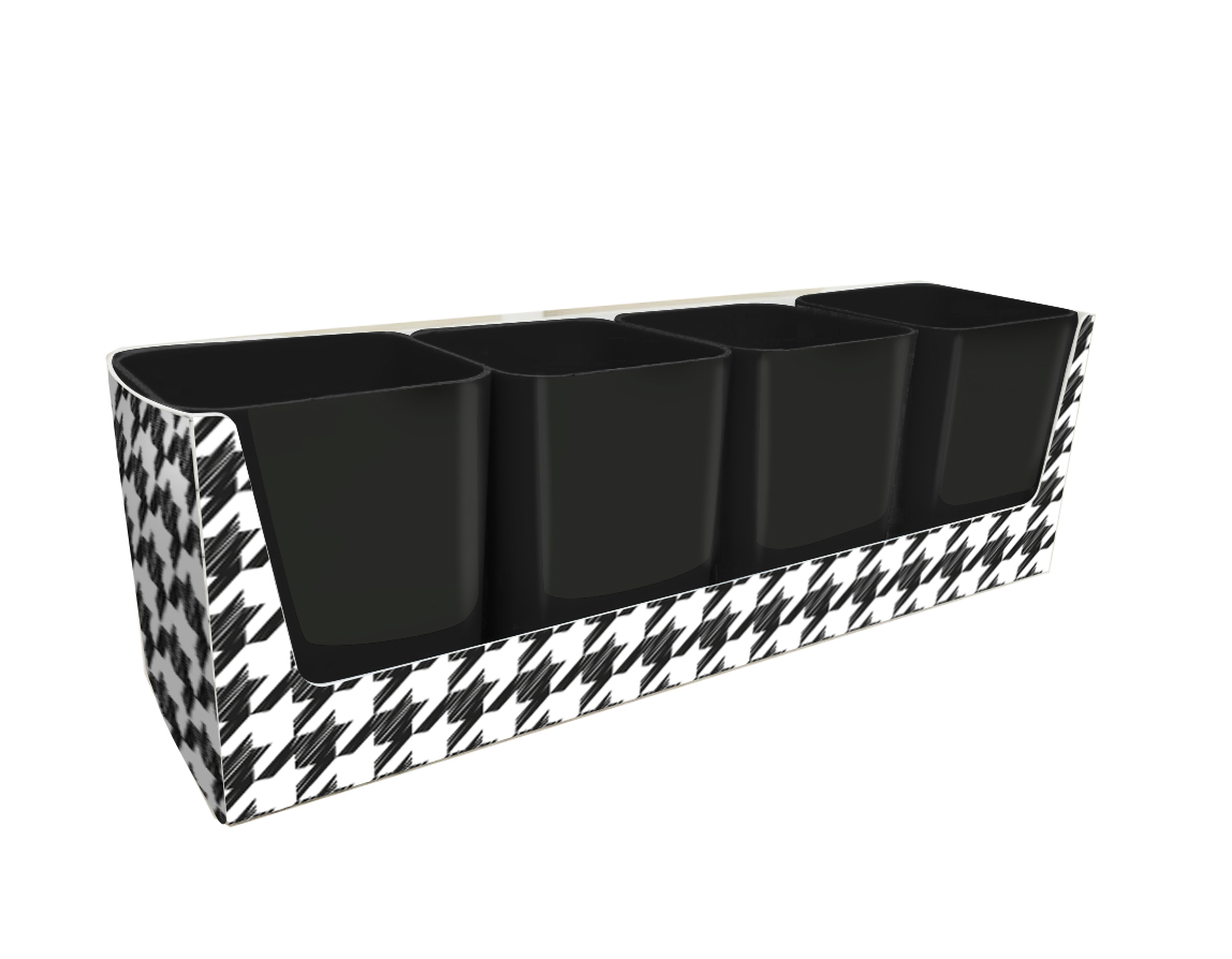 PORTA OBJETOS DELLOCOLOR POUPLE PRETO 2292.P