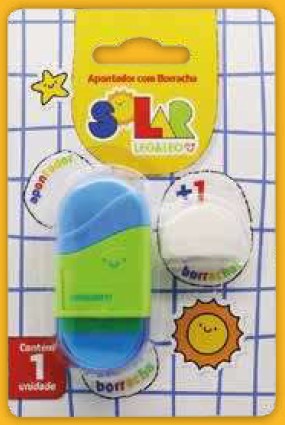 APONTADOR LEO&LEO COM DEPOSITO E BORRACHA BLISTER 73002