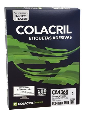 ETIQUETA COLACRIL CA4368 143,4X199,9 C/100F