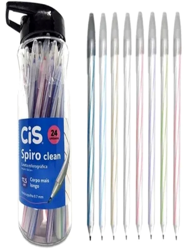CANETA CIS SPIRO 0.7 CLEAN