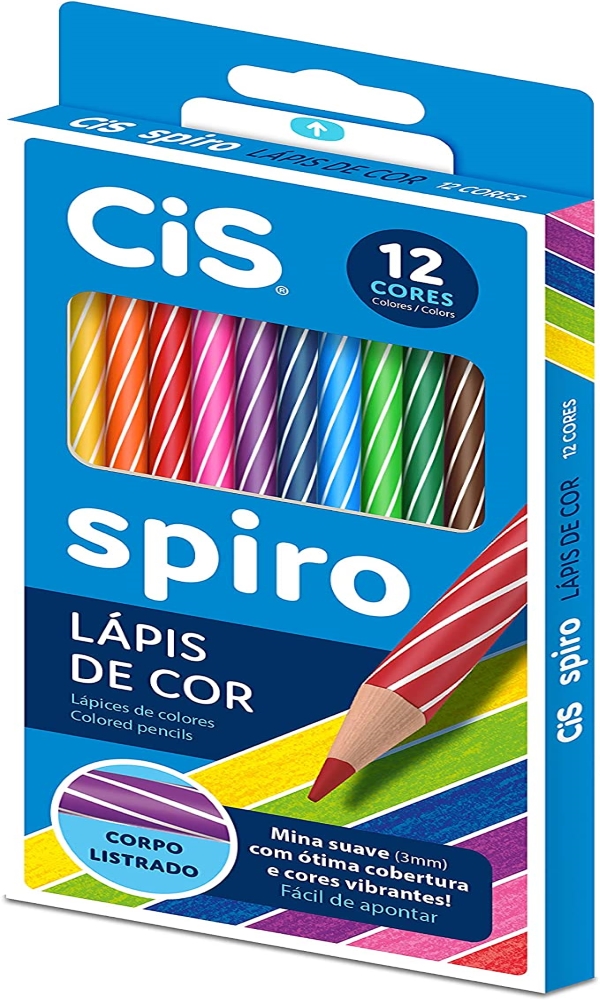LAPIS DE COR CIS SPIRO C/12