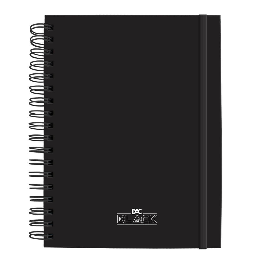 CADERNO UNIVERSIT?RIO SMART BLACK 3643 DAC 80F CAPA DURA