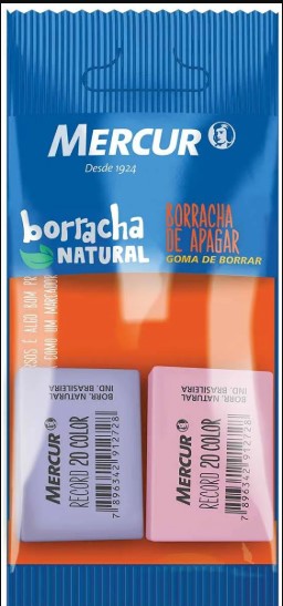 BORRACHA MERCUR BLI C/2 RECOR 20 LL/AZ
