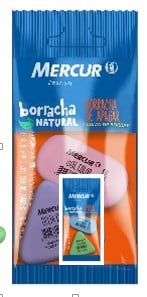 BORRACHA MERCUR DELTA LL/OVAL RS BL C/2