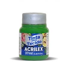 TINTA ACRILEX TECIDO 37M FOSCA 4140 513 VERDE MUSGO