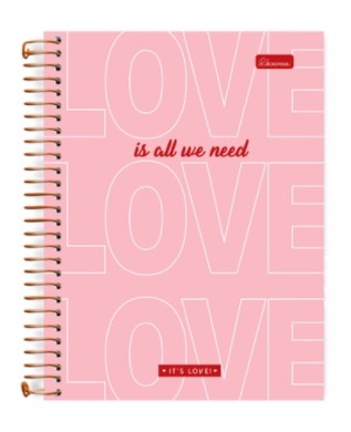 PLANNER CADERSIL ESPIRALADO 80F ITS LOVE