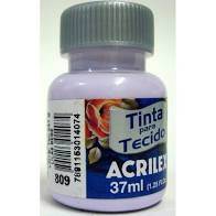 TINTA ACRILEX TECIDO 37M FOSCA 4140 809 LILAS BEBE