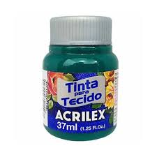 TINTA ACRILEX TECIDO 37M FOSCA 4140 511 VERDE BANDEIRA