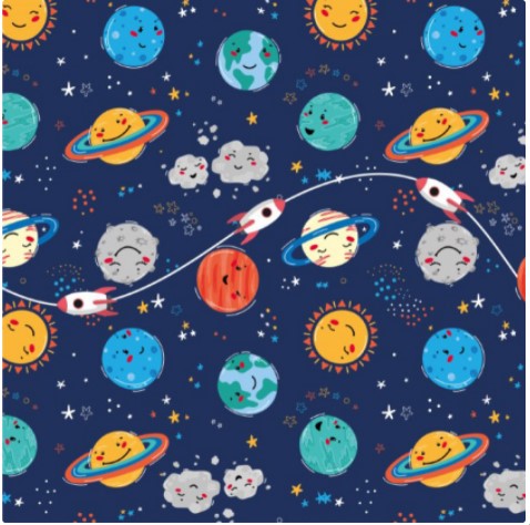 SACO GALA 35X53 C/50 1221-240 BABY PLANET