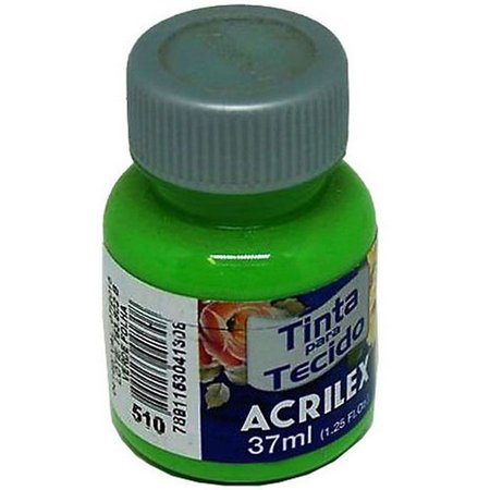 TINTA ACRILEX TECIDO 37M FOSCA 4140 510 VERDE FOLHA