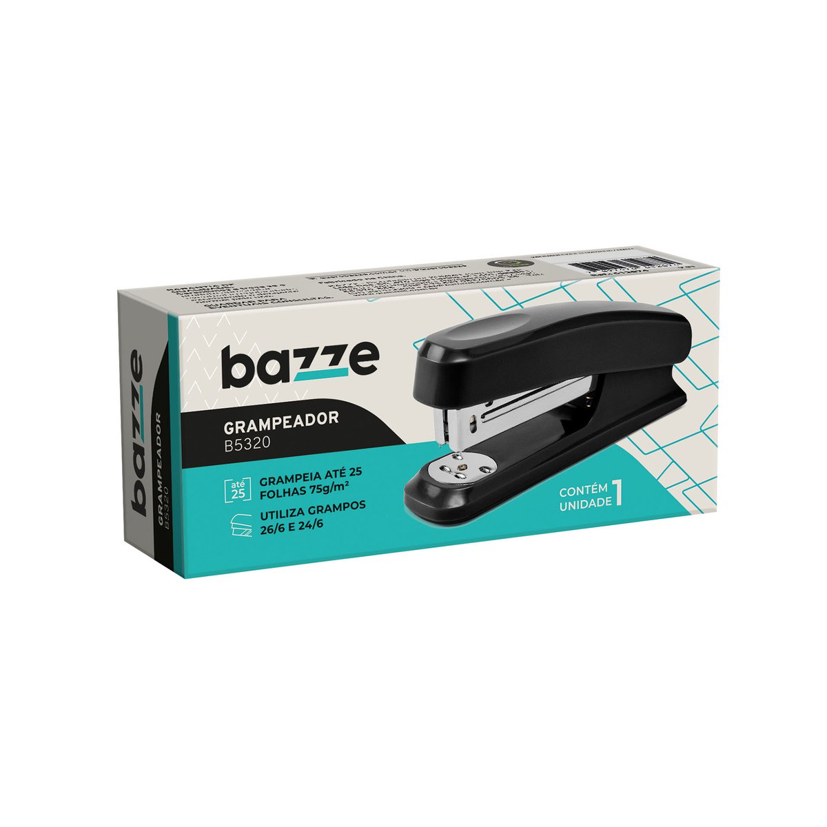 GRAMPEADOR BAZZE METAL 25F PRETO B5320