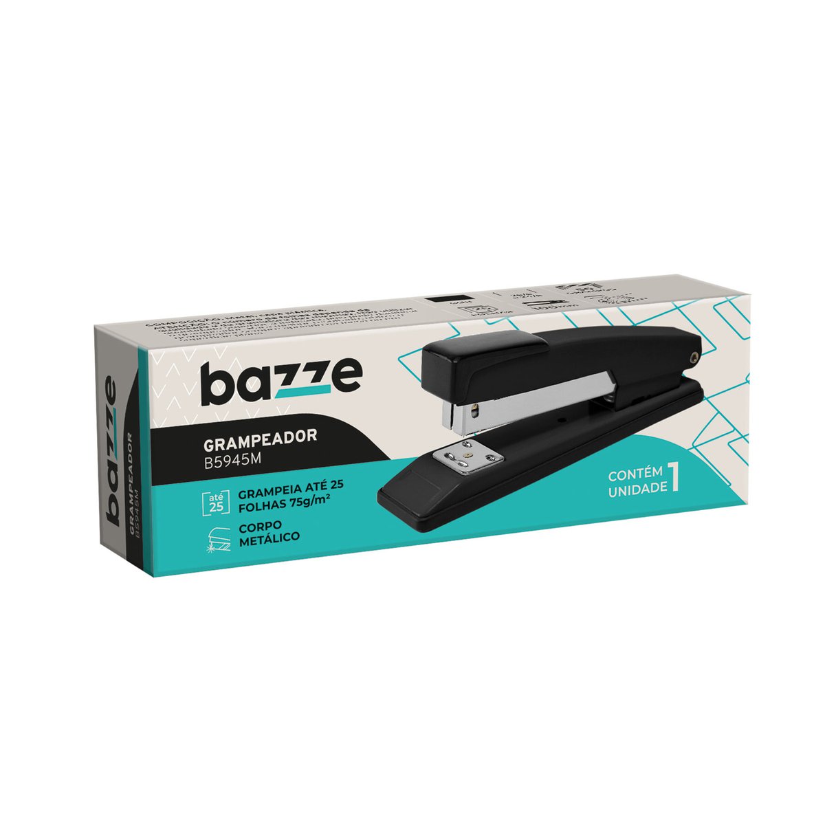 GRAMPEADOR BAZZE METAL 25F PRETO B5945M