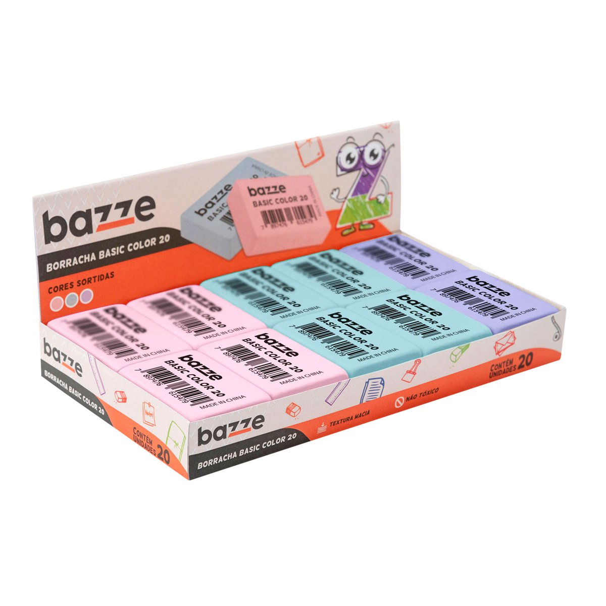 BORRACHA BAZZE BASIC COLOR 20 614427