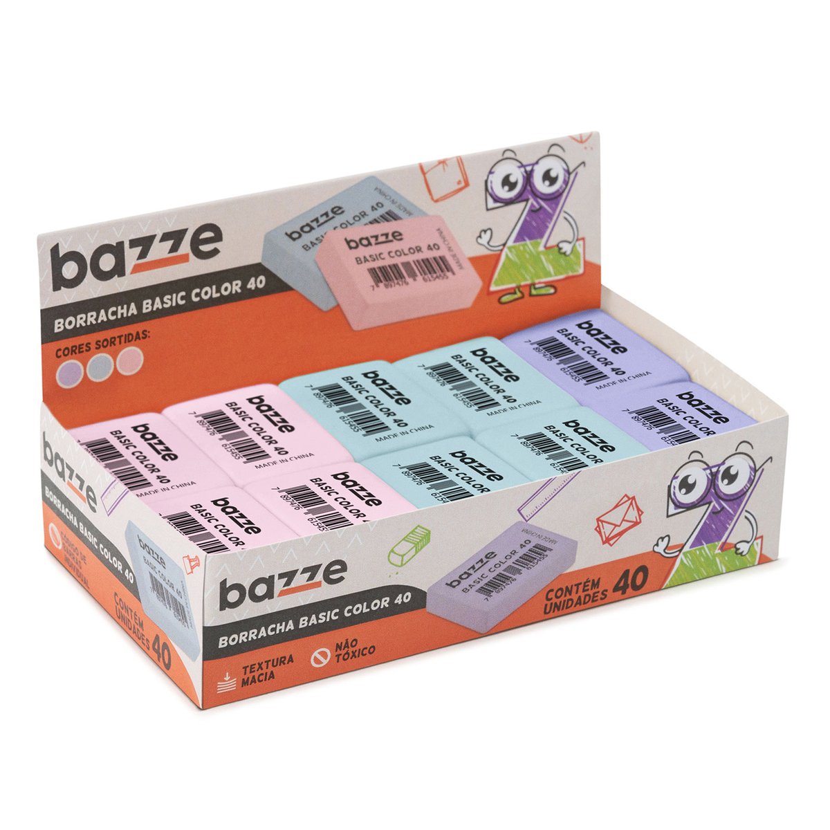 BORRACHA BAZZE BASIC COLOR 40 614403