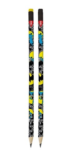 LAPIS TRIS BATMAN C/BORRACHA C/48 604817