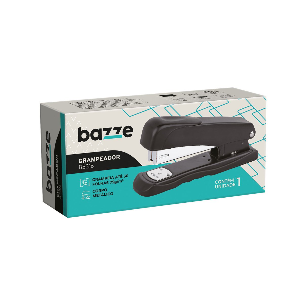 GRAMPEADOR BAZZE METAL 30F PRETO B5316