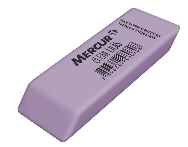 BORRACHA MERCUR CLEAN LILAS C/24