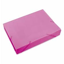 PASTA POLIBRAS 55MM ESCOLAR NOVA ONDA ROSA