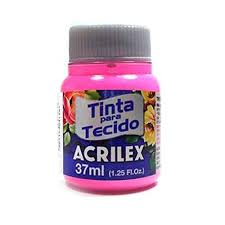 TINTA ACRILEX TECIDO 37M FOSCA 4140 537 ROSA