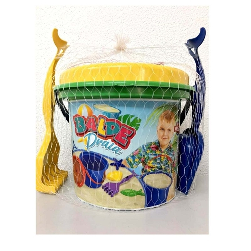BALDE DE PRAIA WORLD BLOCKS 7 PECAS 2600