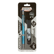 LAPISEIRA BRW 2.0 +GRAFITE METALIZADO BLISTER LP2001