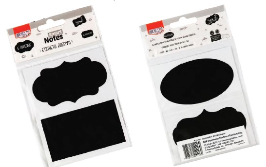 ETIQUETA ADESIVA BRW LOUSA FORMATOS C/6 EA0001