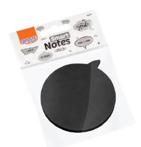 BLOCO BRW SMART NOTES FRAME 70X70 BALAO PRETO 50FL BA0907