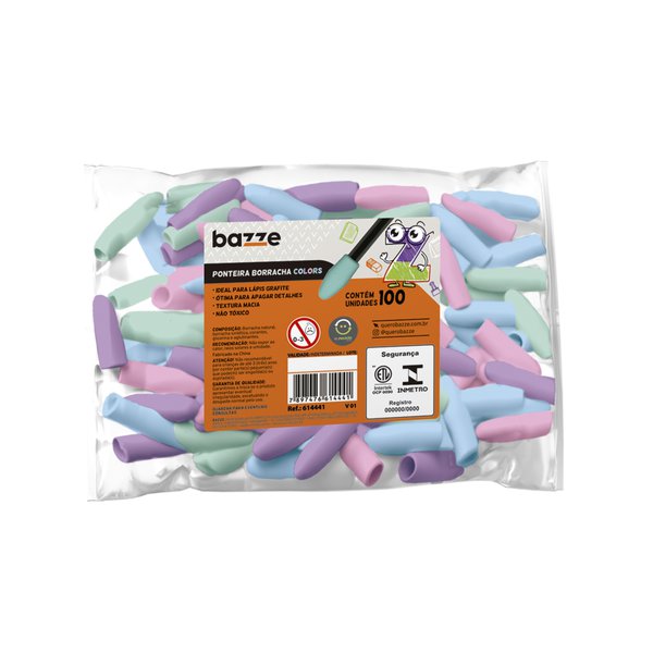 BORRACHA TRIS PONTEIRA BAZZ COLOR 614441