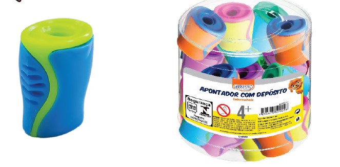 APONTADOR BRW C/DEPOSITO EMBORRACHADO COLOR AP0101