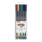 CANETA BRW FINELINER 0.4MM VINTAGE C/6 FI0030