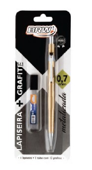 LAPISEIRA BRW 0.7 TECNICA DOURADA BLISTER LP0704 - SORTIDA