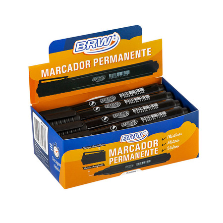 MARCADOR PERMANENTE BRW PRETO CA4002