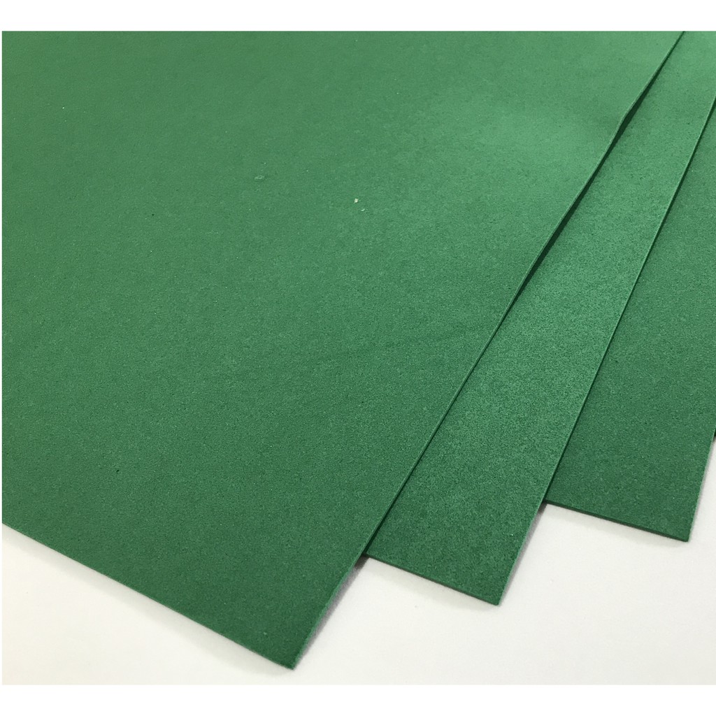 BORRACHA EVA MAKE+ 40X60 ABER C/10 VERDE ESCURO