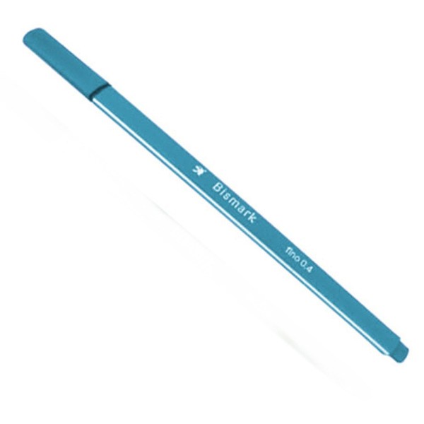 CANETA YES LIQUIDA FINE BISMARK BU0102S AZUL ESMERALDA