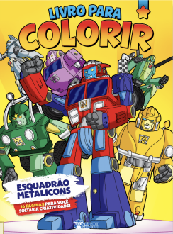 LIVRO BICHO ESPERTO COLORIR ESQADRAO METALICONS