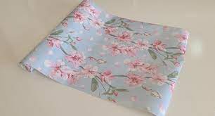 PAPEL CON-TACT VMP 45X100 FANTASIA FLORAL AZUL