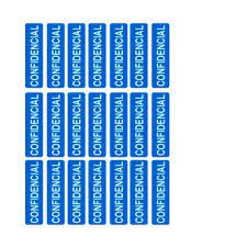ETIQUETA COLACRIL CONFIDENCIAL 13X48 6006CONF