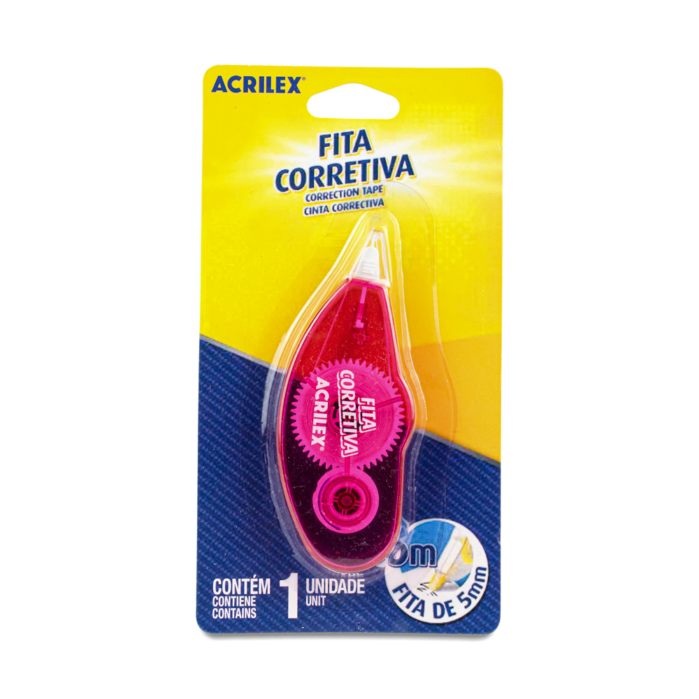 FITA CORRETIVA ACRILEX ESCOLAR 3MT 1523