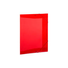 PASTA PLASCONY ELASTICO OFICIO 5CM BASIC A55B VERMELHA