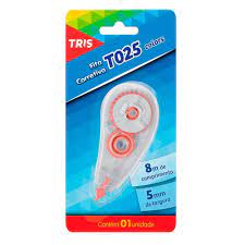 FITA CORRETIVA TRIS T025 8MX5MM BLISTER COLORS 607894