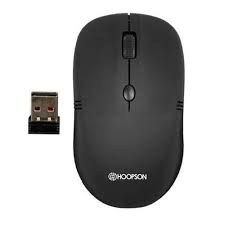 MOUSE OPTICO HOOPSON SEM FIO PRETO MS-037W