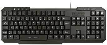 TECLADO MULTILASER SLIM PT USB TC206